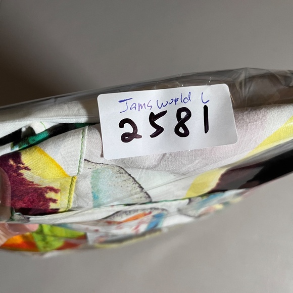 Jams World Colorful Print Hawaiian Button Long Sleeve Shirt - Men's Size L - Picture 10 of 10